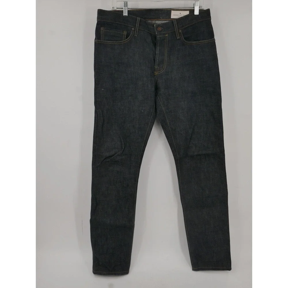 Imogene And Willie Charlie Jeans Blue Selvedge Raw Slim Straight Men's 32 34x35